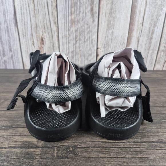 Chaco Z Classic Strappy Sandals Men's Sz 10 Black Gray (EUC) J105961 - Picture 4 of 8